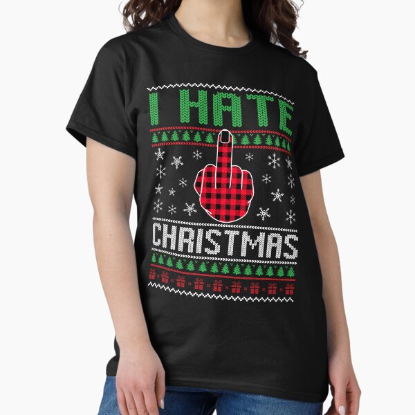 Artikel-Vorschau von Anti-Weihnachten Ich hasse Weihnachten Hässlicher Weihnachtshasser, designt und verkauft von TM-Multidesign.