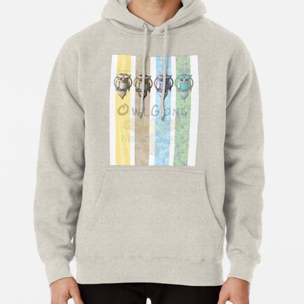Owlgons: All Seasons (Season Backgrounds) Pullover Hoodie