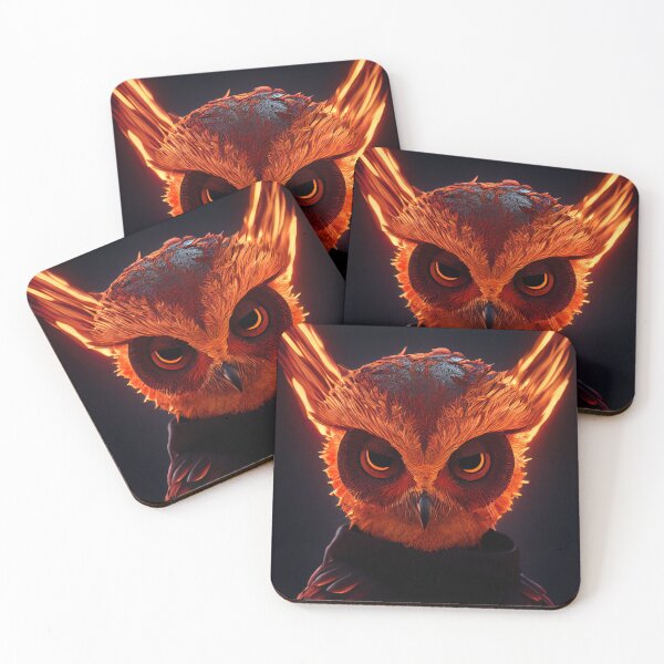 Item preview, Magma fire owl - Midjourney designed and sold by AI1artist.