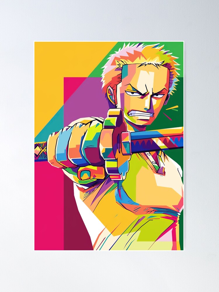 tableau japonais One Piece pop art