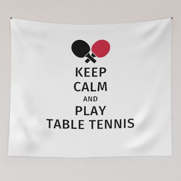 Item preview, " Keep calm and play table tennis" designed and sold by SabinHartmann.