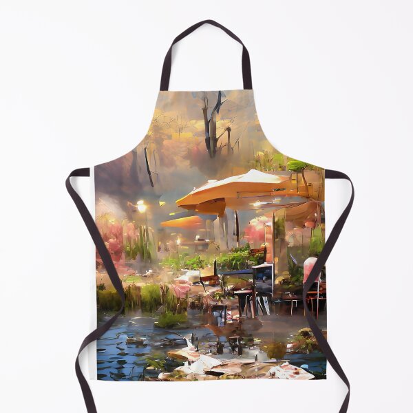 Item preview, The Coffee Teal ocean Pond | Sunset Pond Cafe designed and sold by PsychicLove.