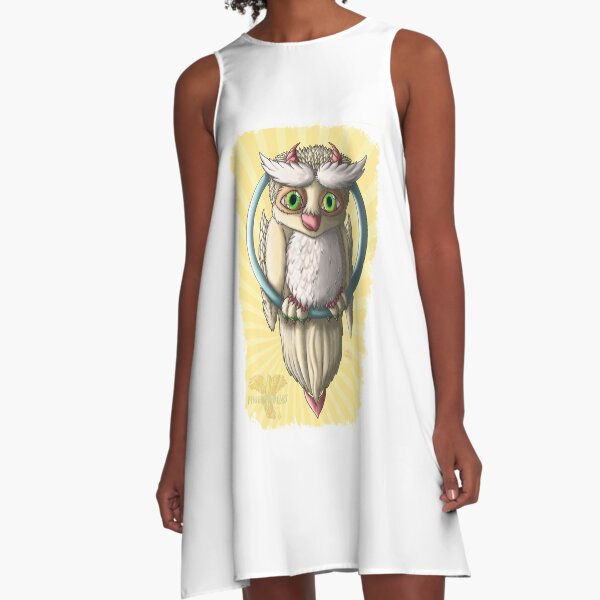 Owlgons: Summer Season (Summer Background) A-Line Dress