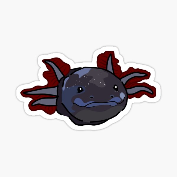 "Spotted Axolotl" Sticker for Sale by CinnamonSlice | Redbubble