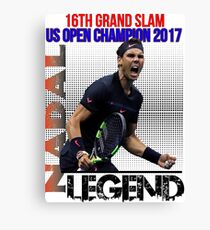 Rafael Nadal The Legend Canvas Print