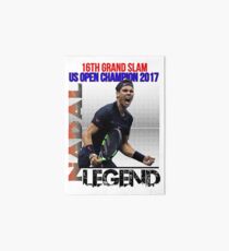 Rafael Nadal The Legend Art Board