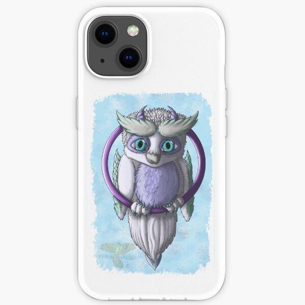 Owlgons: Winter Season (Winter Background) iPhone Soft Case