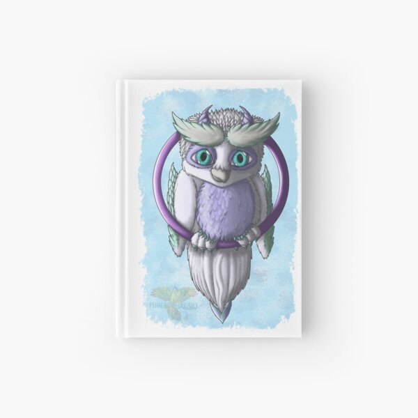 Owlgons: Winter Season (Winter Background) Hardcover Journal