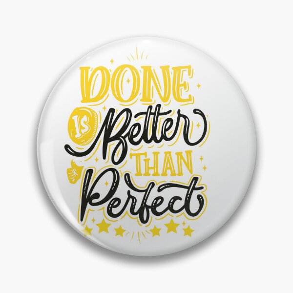 Item preview, Hecho es mejor que perfecto, motivación designed and sold by Lessonsprint.