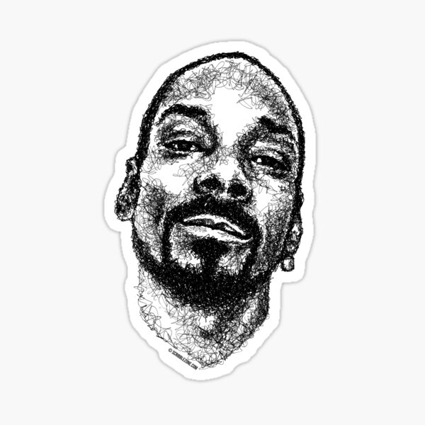 Scribbled Rapper Sticker