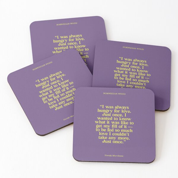 Item preview, Norwegian Wood Quote designed and sold by wordsandpalette.
