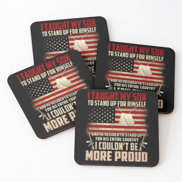 Item preview, Proud Military Mom, Dad- I Taught My Son How to Stand Up designed and sold by Simeon	 Dorelus.