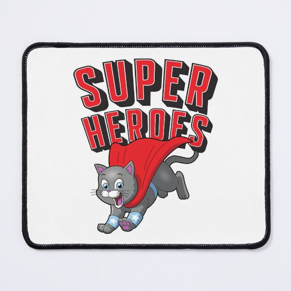 Item preview, hero cat super heroes designed and sold by EWIKA By Ekawit.