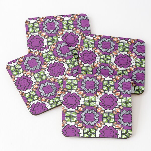 Item preview,  African Wax Pattern, Purple color  designed and sold by sarodigiart.