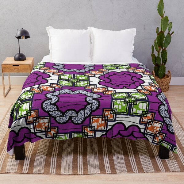 Item preview, African Wax Pattern, Purple color designed and sold by sarodigiart.