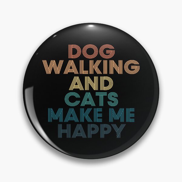 Item preview, Dog Walking And Cats Make Me Happy designed and sold by kindxinn.