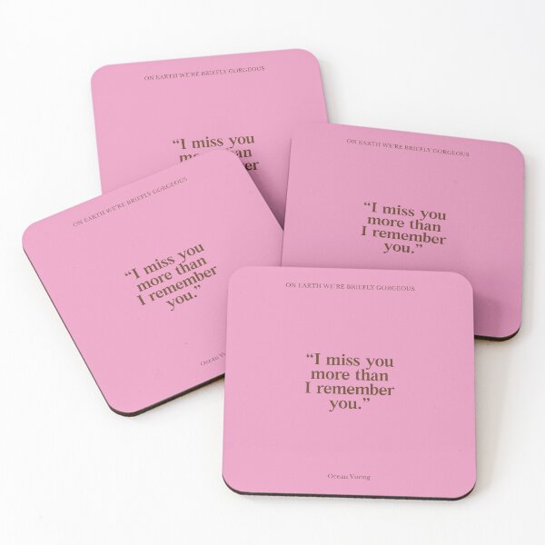 Item preview, On Earth We're Briefly Gorgeous Quote designed and sold by wordsandpalette.