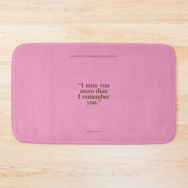 Item preview, On Earth We're Briefly Gorgeous Quote designed and sold by wordsandpalette.