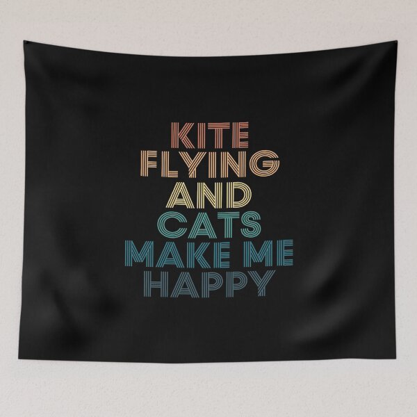 Item preview, Kite Flying And Cats Make Me Happy designed and sold by kindxinn.