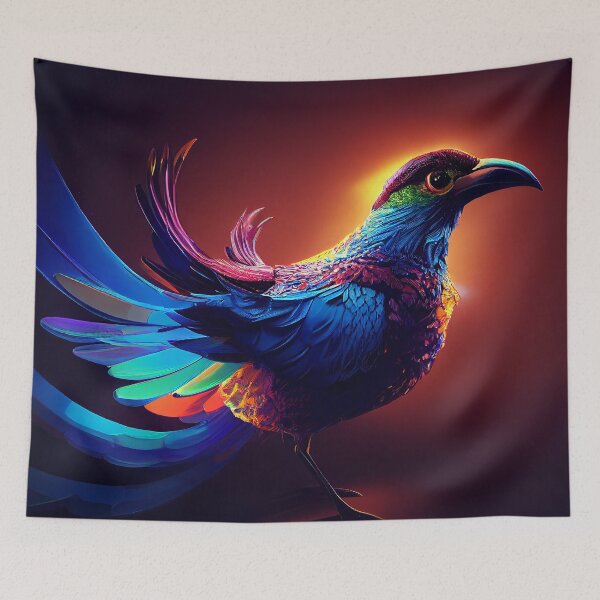 Aperçu de l'œuvre Oiseau Cosmic créée et vendue par Crea-Artopia.