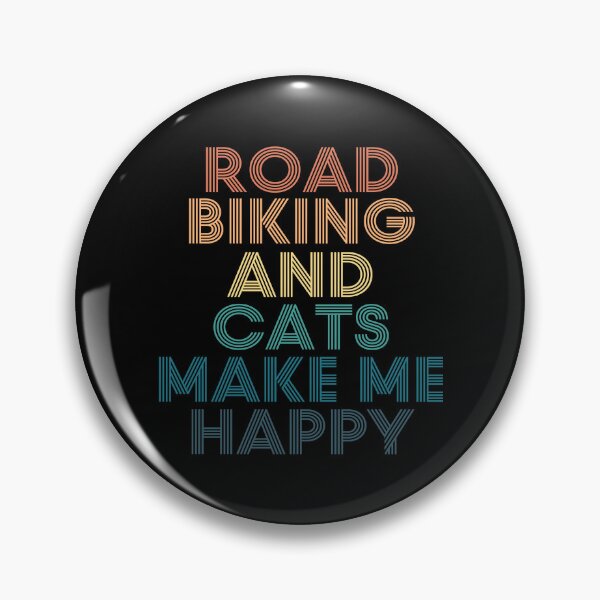 Item preview, Road Biking And Cats Make Me Happy designed and sold by kindxinn.