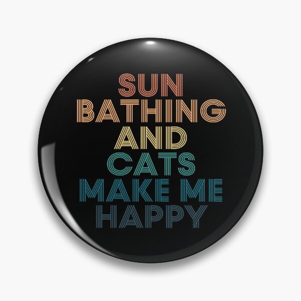 Item preview, Sun Bathing And Cats Make Me Happy designed and sold by kindxinn.