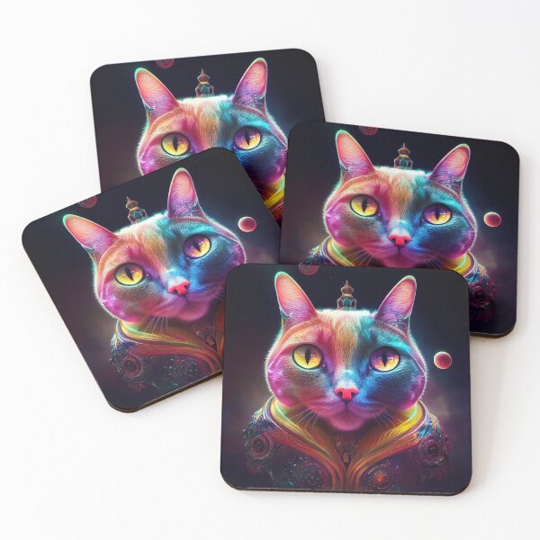 Aperçu de l'œuvre Chat Cosmic créée et vendue par Crea-Artopia.