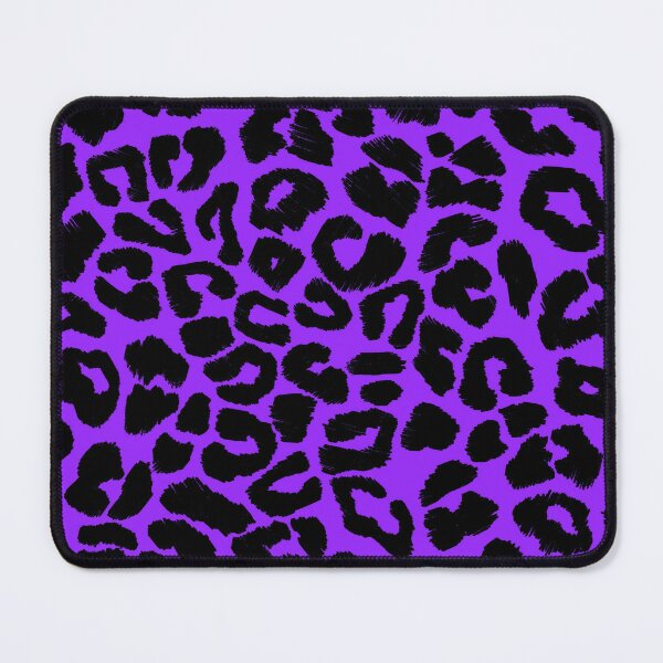 Sticker Pink / purple leopard animal print fur pattern - fabric 