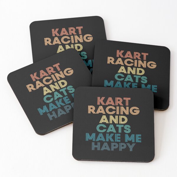Item preview, Kart Racing And Cats Make Me Happy designed and sold by kindxinn.