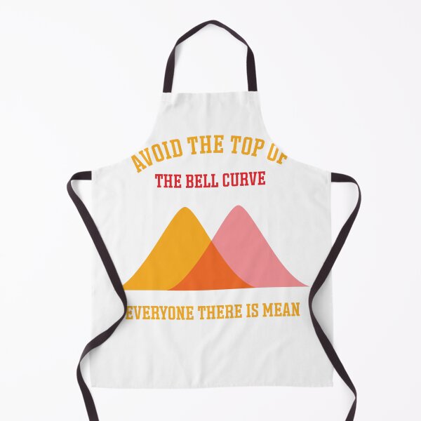Item preview, Avoid the top of the bell curve everyone there is mean designed and sold by Jadir.