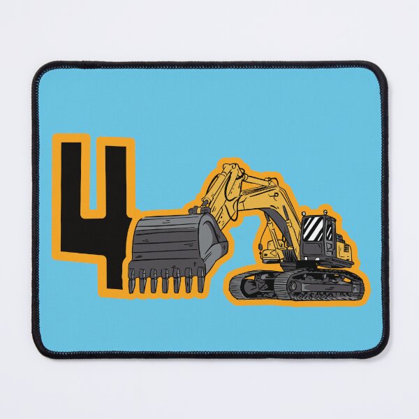 Item preview, 4th Birthday Tshirt Excavator Birthday designed and sold by EbnerPrints.