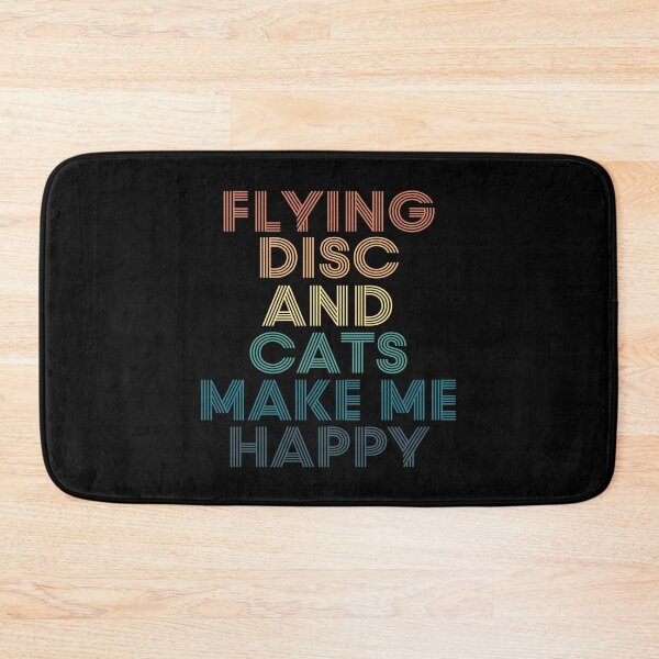 Item preview, Flying Disc And Cats Make Me Happy designed and sold by kindxinn.