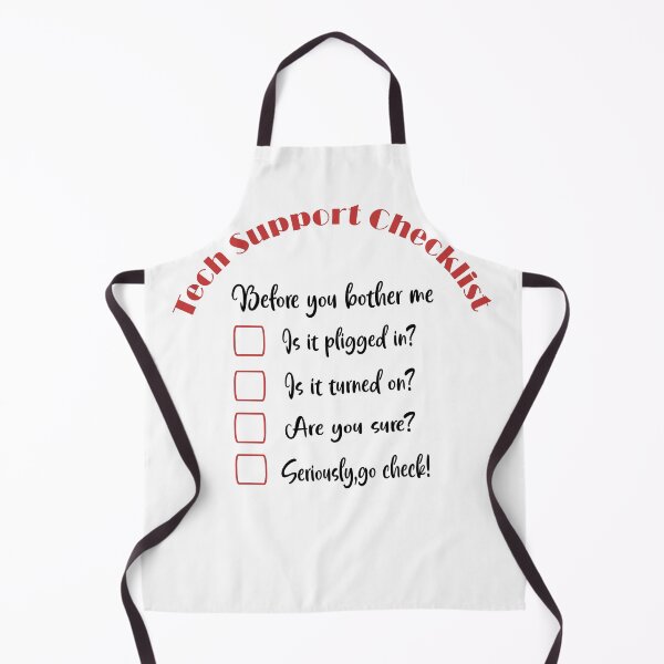 Item preview, Tech Support Checklist designed and sold by Jadir.