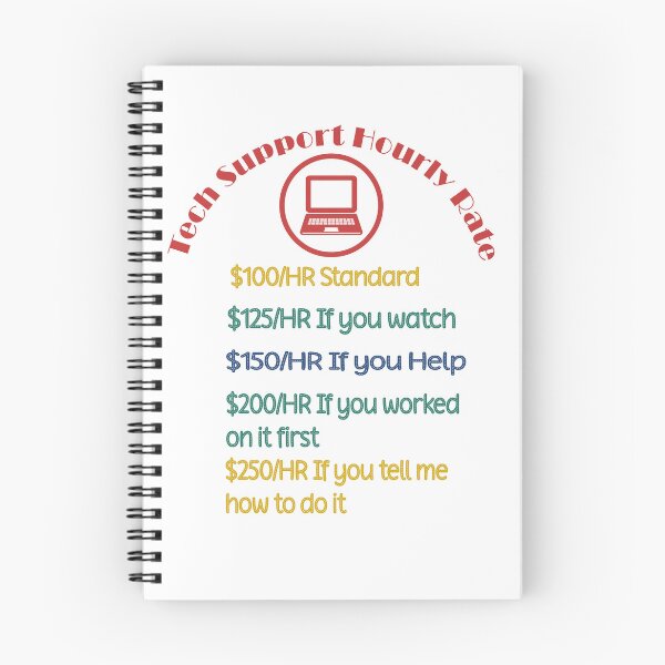 Item preview, Tech Support Hourly Rate designed and sold by Jadir.