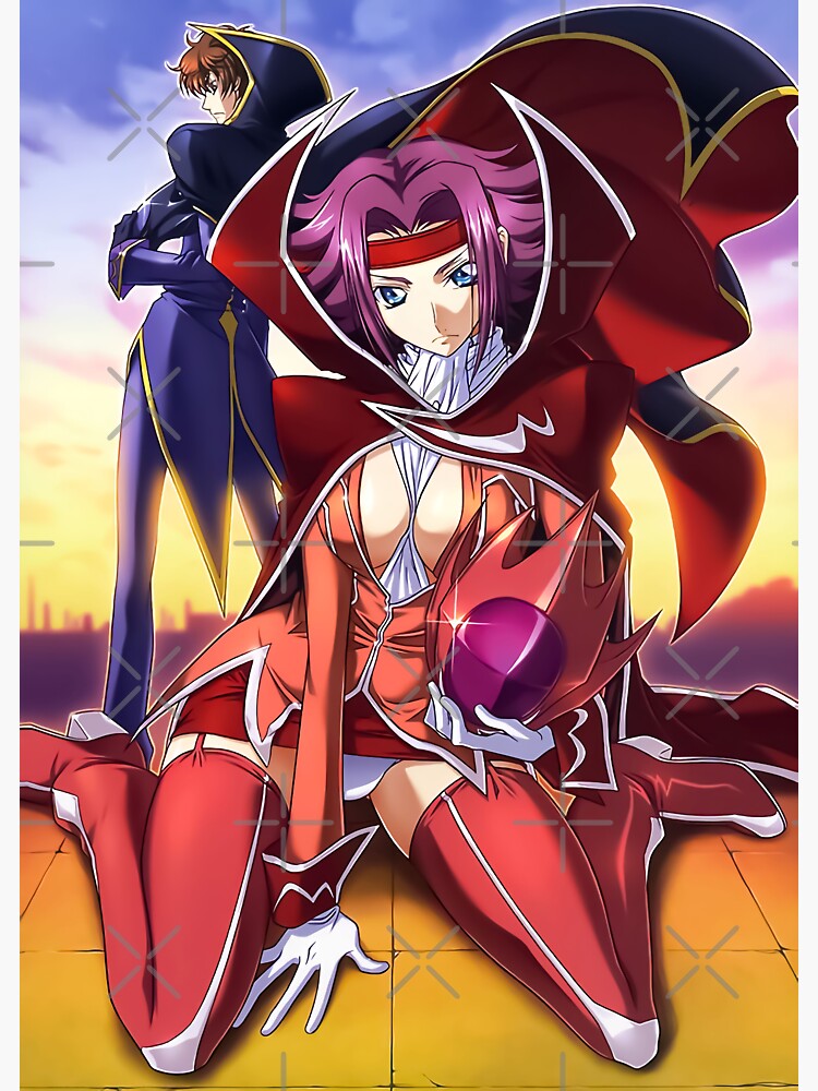 Kallen Stadtfeld Code Geass Artwork Sticker For Sale By Hondart Redbubble 6859