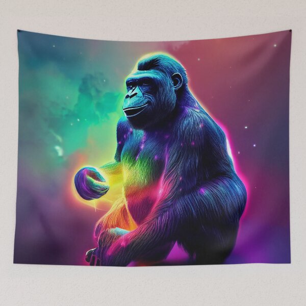 Aperçu de l'œuvre Gorille Cosmic créée et vendue par Crea-Artopia.