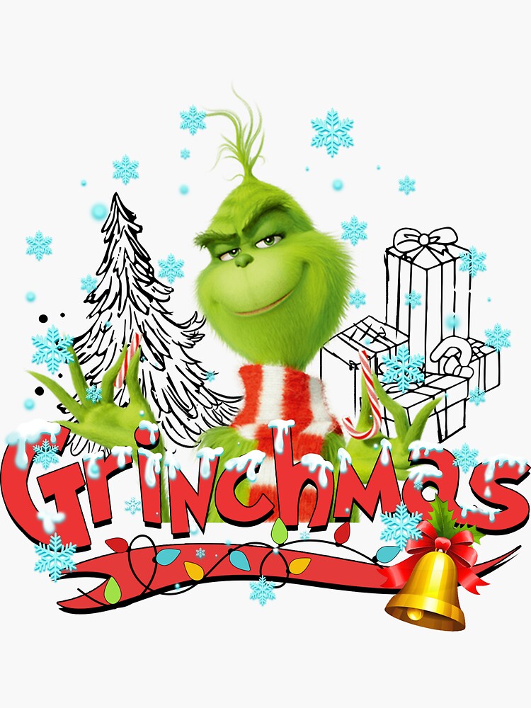 The Grinch Sticker for Sale by pofrstudios