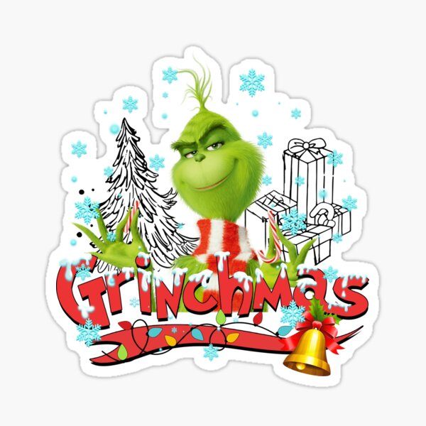 The Grinch Sticker for Sale by pofrstudios