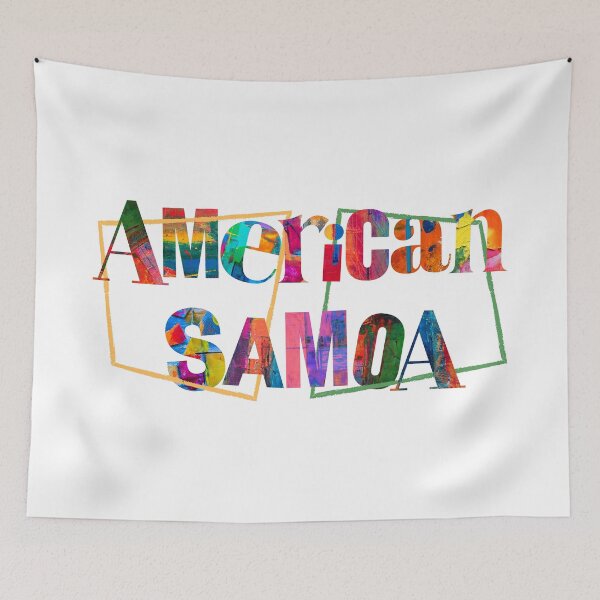 Item preview, Abstract American Samoa designed and sold by PolyMicroMela.