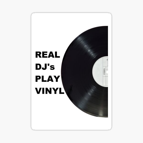 Item preview, Real dj's play vinyl designed and sold by OsherR.