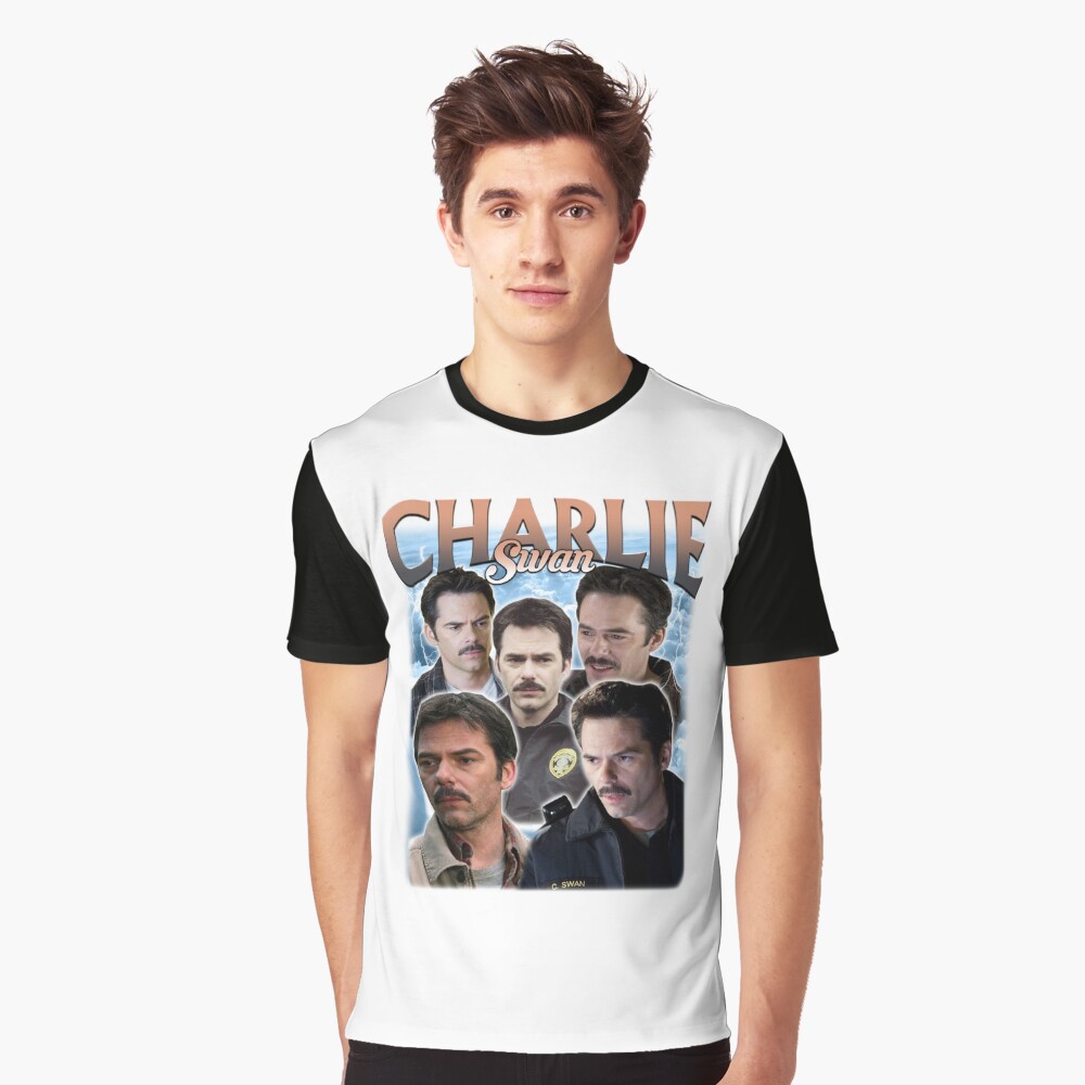 Men's Chárlíe Swán Twílíght, Team Chárlie Tw?Líght T-Shirt