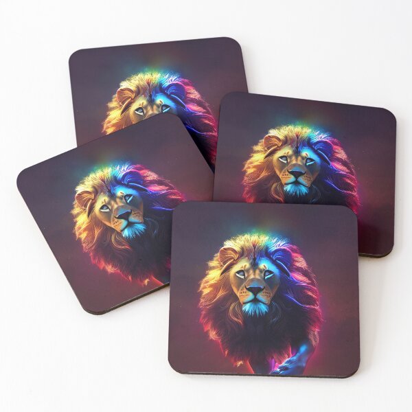 Item preview, cosmic lion designed and sold by Crea-Artopia.