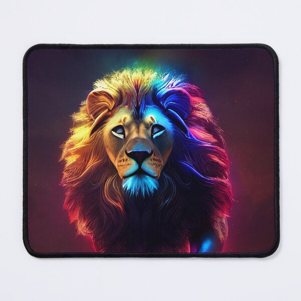 Item preview, cosmic lion designed and sold by Crea-Artopia.