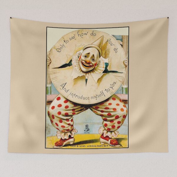 Item preview, CLOWN; Vintage Circus Advertising Print designed and sold by posterbobs.
