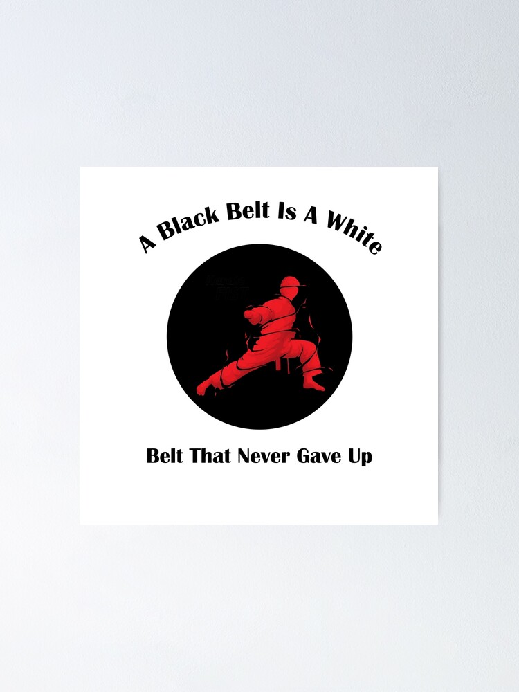 Maglietta 'Black Belt Never Gave Up' - Karate Taekwondo Inspirational - Foto 12