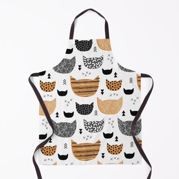 Item preview, Inky Texture Cats - Orange designed and sold by Rainbows Galore.