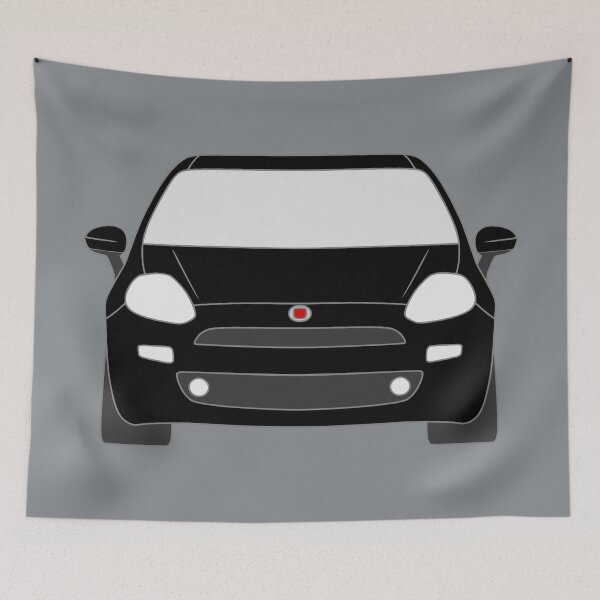 Item preview, Fiat Punto Grande Punto Facelift black color designed and sold by EdimDesign.