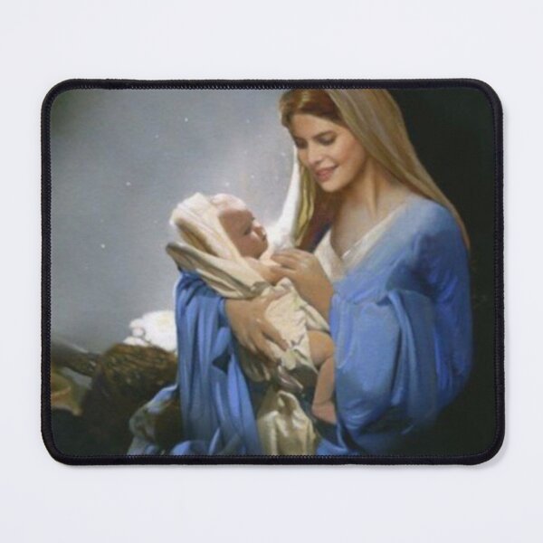 Item preview, Mother Mary Smiling Holding Baby Jesus Religion Picture .2. designed and sold by Rowena Jones.