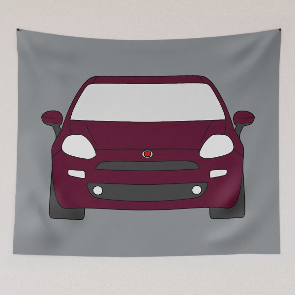 Item preview, Fiat Punto Grande Punto Facelift aubergine color designed and sold by EdimDesign.