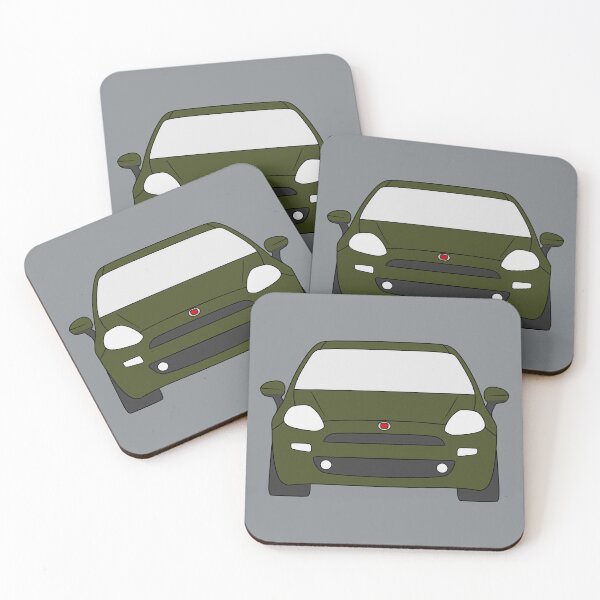 Item preview, Fiat Punto Grande Punto Facelift mucus green color designed and sold by EdimDesign.